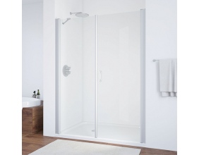 Душевая дверь в нишу Vegas Glass EP-F-2 180 07 01 R профиль матовый хром, стекло прозрачное 