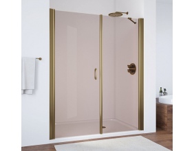 Душевая дверь в нишу Vegas Glass EP-F-2 185 05 05 L профиль бронза, стекло бронза 