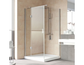Душевой уголок Vegas Glass AFP-Fis Lux 120*100 08 01 L профиль глянцевый хром, стекло прозрачное 