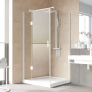 Душевой уголок Vegas Glass AFP-Fis Lux 120*90 01 01 L профиль белый, стекло прозрачное 