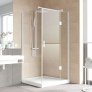 Душевой уголок Vegas Glass AFP-Fis Lux 120*90 01 01 R профиль белый, стекло прозрачное 