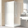 Душевой уголок Vegas Glass AFP-Fis Lux 120*90 01 10 L профиль белый, стекло сатин 