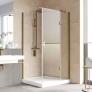 Душевой уголок Vegas Glass AFP-Fis Lux 120*90 05 01 R профиль бронза, стекло прозрачное 