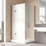Душевой уголок Vegas Glass AFP-Fis Lux 120*90 05 10 L профиль бронза, стекло сатин 