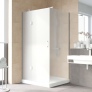 Душевой уголок Vegas Glass AFP-Fis Lux 120*90 07 10 L профиль матовый хром, стекло сатин 