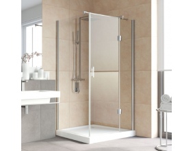 Душевой уголок Vegas Glass AFP-Fis Lux 120*90 08 01 R профиль глянцевый хром, стекло прозрачное 