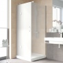 Душевой уголок Vegas Glass AFP-Fis Lux 90 07 10 L профиль матовый хром, стекло сатин 