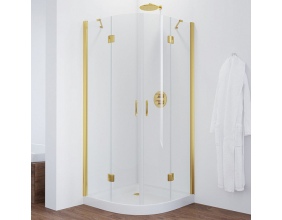 Душевой уголок Vegas Glass AFS 0090 09 01 профиль золото, стекло прозрачное 