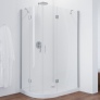 Душевой уголок Vegas Glass AFS-F 110*100 07 01 R профиль матовый хром, стекло прозрачное 
