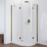 Душевой уголок Vegas Glass AFS-F 110*80 05 01 L профиль бронза, стекло прозрачное 