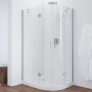 Душевой уголок Vegas Glass AFS-F 110*80 07 01 L профиль матовый хром, стекло прозрачное 
