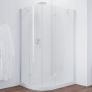 Душевой уголок Vegas Glass AFS-F 120*100 01 01 R профиль белый, стекло прозрачное 