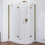 Душевой уголок Vegas Glass AFS-F 120*100 05 01 L профиль бронза, стекло прозрачное 