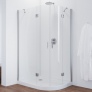 Душевой уголок Vegas Glass AFS-F 120*100 08 01 L профиль глянцевый хром, стекло прозрачное 