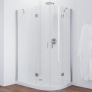 Душевой уголок Vegas Glass AFS-F 120*110 08 01 L профиль глянцевый хром, стекло прозрачное 