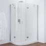 Душевой уголок Vegas Glass AFS-F 120*110 08 01 R профиль глянцевый хром, стекло прозрачное 