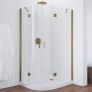 Душевой уголок Vegas Glass AFS-F 120*80 05 01 R профиль бронза, стекло прозрачное 