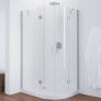 Душевой уголок Vegas Glass AFS-F 120*80 07 01 L профиль матовый хром, стекло прозрачное 