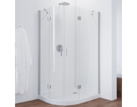 Душевой уголок Vegas Glass AFS-F 120*80 07 01 R профиль матовый хром, стекло прозрачное 