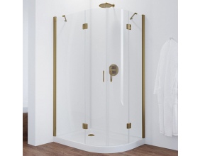 Душевой уголок Vegas Glass AFS-F 120*90 05 01 L профиль бронза, стекло прозрачное 