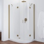 Душевой уголок Vegas Glass AFS-F 120*90 05 01 L профиль бронза, стекло прозрачное 