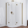 Душевой уголок Vegas Glass AFS-F 120*90 05 01 R профиль бронза, стекло прозрачное 