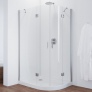 Душевой уголок Vegas Glass AFS-F 120*90 08 01 L профиль глянцевый хром, стекло прозрачное 