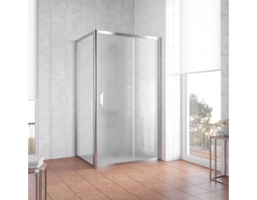 Душевой уголок Vegas Glass ZP+ZPV 100*70 08 02 профиль глянцевый хром, стекло шиншилла 