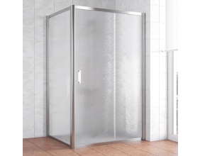 Душевой уголок Vegas Glass ZP+ZPV 110*100 08 02 профиль глянцевый хром, стекло шиншилла 