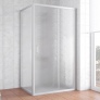 Душевой уголок Vegas Glass ZP+ZPV 110*80 07 02 профиль матовый хром, стекло шиншилла 