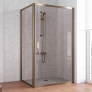 Душевой уголок Vegas Glass ZP+ZPV 110*90 05 05 профиль бронза, стекло бронза 