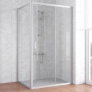 Душевой уголок Vegas Glass ZP+ZPV 110*90 07 01 профиль матовый хром, стекло прозрачное 