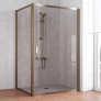 Душевой уголок Vegas Glass ZP+ZPV 120*100 05 05 профиль бронза, стекло бронза 