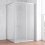 Душевой уголок Vegas Glass ZP+ZPV 120*100 07 10 профиль матовый хром, стекло сатин 