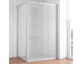 Душевой уголок Vegas Glass ZP+ZPV 120*70 07 10 профиль матовый хром, стекло сатин 