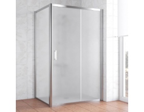 Душевой уголок Vegas Glass ZP+ZPV 120*70 08 10 профиль глянцевый хром, стекло сатин 