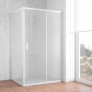 Душевой уголок Vegas Glass ZP+ZPV 120*80 01 10 профиль белый, стекло сатин 