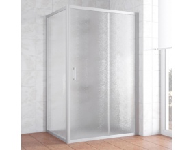 Душевой уголок Vegas Glass ZP+ZPV 120*80 07 02 профиль матовый хром, стекло шиншилла 
