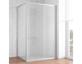 Душевой уголок Vegas Glass ZP+ZPV 120*80 07 10 профиль матовый хром, стекло сатин 