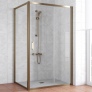 Душевой уголок Vegas Glass ZP+ZPV 120*90 05 01 профиль бронза, стекло прозрачное 