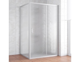 Душевой уголок Vegas Glass ZP+ZPV 120*90 07 02 профиль матовый хром, стекло шиншилла 