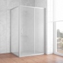 Душевой уголок Vegas Glass ZP+ZPV 120*90 07 10 профиль матовый хром, стекло сатин 