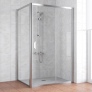 Душевой уголок Vegas Glass ZP+ZPV 120*90 08 01 профиль глянцевый хром, стекло прозрачное 