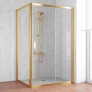 Душевой уголок Vegas Glass ZP+ZPV 120*90 09 01 профиль золото, стекло прозрачное 