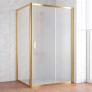 Душевой уголок Vegas Glass ZP+ZPV 120*90 09 10 профиль золото, стекло сатин 