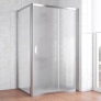 Душевой уголок Vegas Glass ZP+ZPV 130*80 08 02 профиль глянцевый хром, стекло шиншилла 