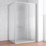 Душевой уголок Vegas Glass ZP+ZPV 130*90 07 02 профиль матовый хром, стекло шиншилла 