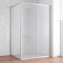 Душевой уголок Vegas Glass ZP+ZPV 140*80 07 10 профиль матовый хром, стекло сатин 