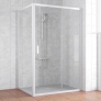 Душевой уголок Vegas Glass ZP+ZPV 140*90 01 01 профиль белый, стекло прозрачное 