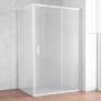 Душевой уголок Vegas Glass ZP+ZPV 140*90 01 10 профиль белый, стекло сатин 